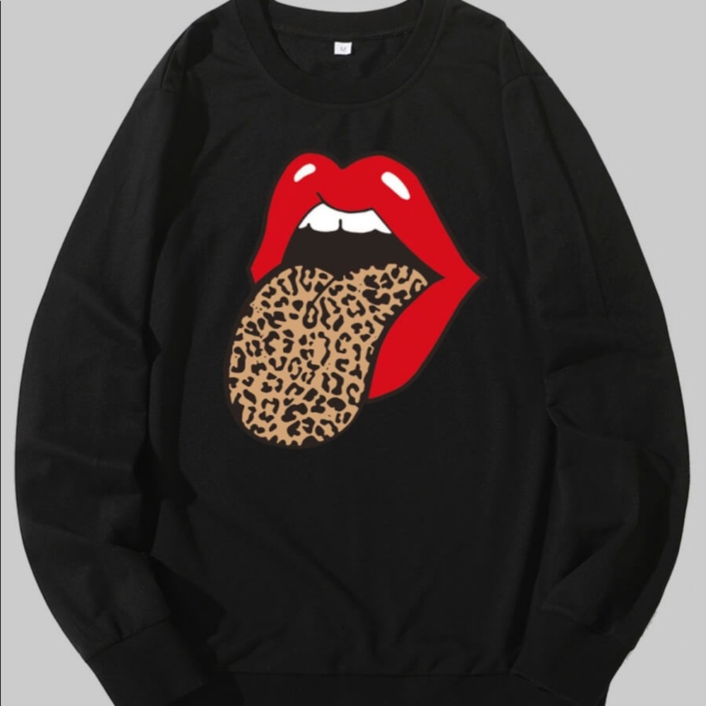 Black Fashion Sweatshirt